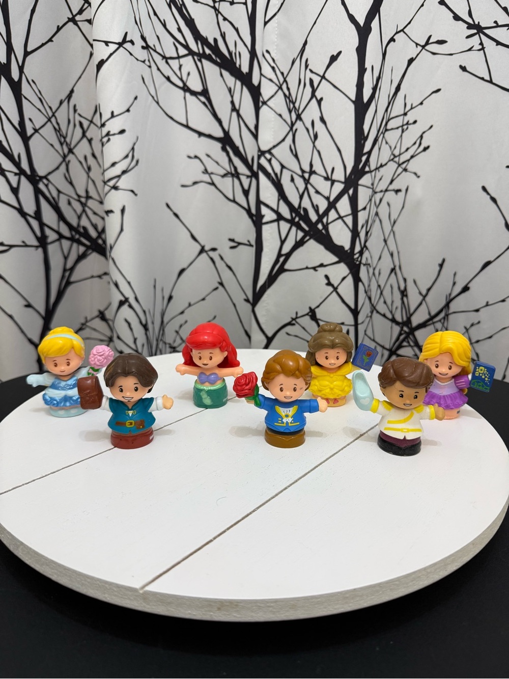 Fisher Price Little People Mixed Lot of 7 Figures - Disney Princess and Prince